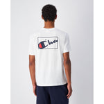 Herren Kurzarm-T-Shirt Champion CHAMPION SS TEE 220775 Weiß
