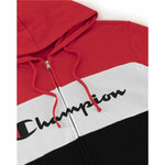 Jogginghose für Erwachsene Champion Champion Full Zip Suit Schwarz Rot Herren