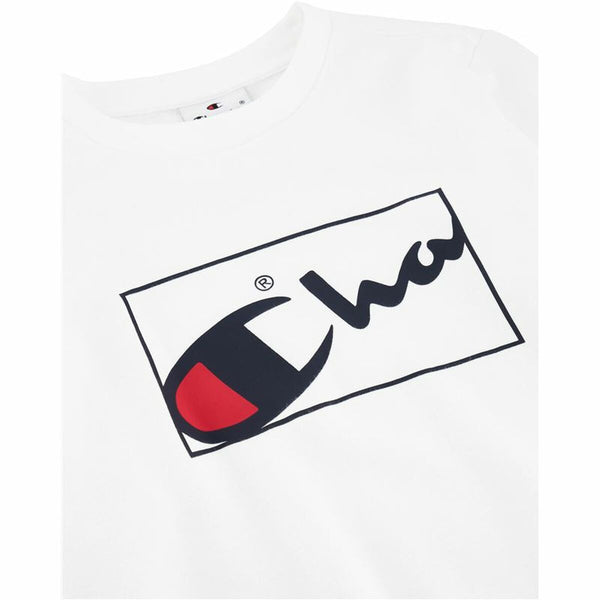 Kinder-Trainingsanzug Champion Champion Chandal Champion Crewneck Sweatsuit Niño Blau Weiß