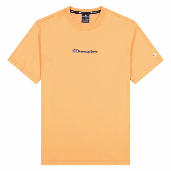 Kurzarm-T-Shirt Champion Crewneck M Orange