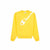 Damen Sweater ohne Kapuze Champion Gelb