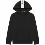 Herren Sweater mit Kapuze Champion Full Zip Schwarz