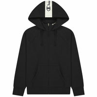 Herren Sweater mit Kapuze Champion Full Zip Schwarz