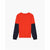Jungen Langarm-T-Shirt Champion Rot