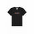 Damen Kurzarm-T-Shirt Champion Crewneck Croptop Schwarz