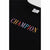Damen Kurzarm-T-Shirt Champion Crewneck Croptop Schwarz