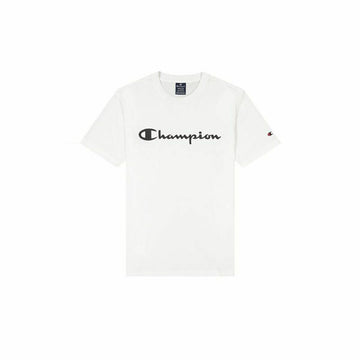 Herren Kurzarm-T-Shirt Champion Crewneck Weiß