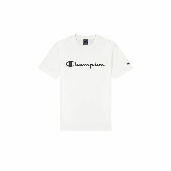Herren Kurzarm-T-Shirt Champion Crewneck Weiß