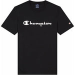 Herren Kurzarm-T-Shirt Champion Crewneck Schwarz