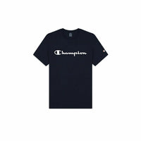 Herren Kurzarm-T-Shirt Champion Crewneck Blau