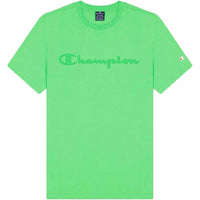 Herren Kurzarm-T-Shirt Champion Crewneck grün