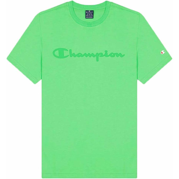 Herren Kurzarm-T-Shirt Champion Crewneck grün
