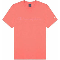 Herren Kurzarm-T-Shirt Champion Crewneck Rosa