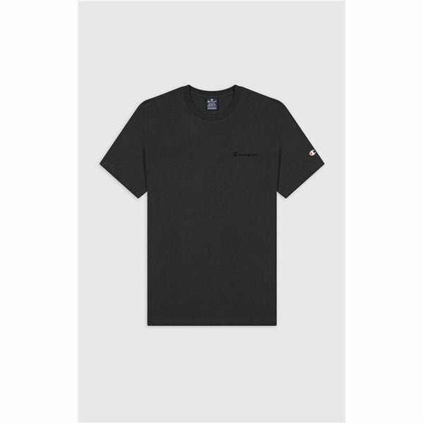 Herren Kurzarm-T-Shirt Champion Crewneck Schwarz