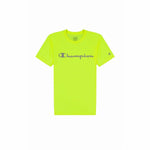 Herren Kurzarm-T-Shirt Champion Crewneck Zitronengrün