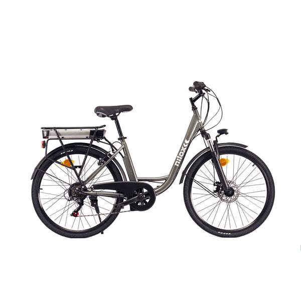 Elektrisches Fahrrad Nilox 30NXEB266VFM1V3 250 W Grau Schwarz/Grau 26"