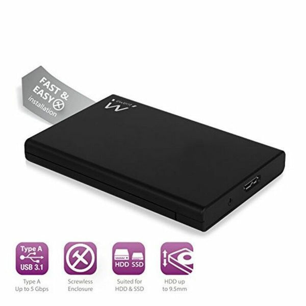 Externe Box Ewent EW7044 2.5" HD/SSD USB 3.0 USB 3.0 SATA