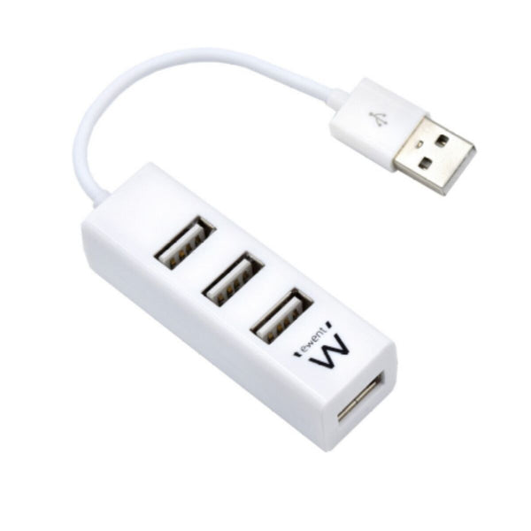 Hub USB Ewent EW1122 Weiß