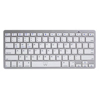 Bluetooth-Tastatur Ewent EW3161 Weiß Silberfarben