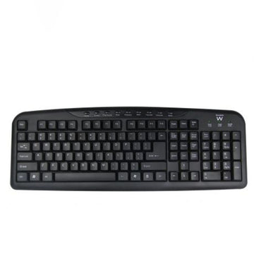 Tastatur Ewent EW3195 Schwarz Qwerty Spanisch QWERTZ