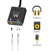 Audioadapter Jack Ewent EC1645 USB C 15 cm