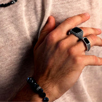 Damenring Albert M. WSOX00595.BO-24 Schwarz 24