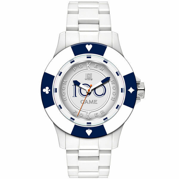 Unisex-Uhr Light Time POKER (Ø 41 mm)