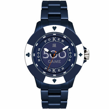 Unisex-Uhr Light Time POKER (Ø 41 mm)