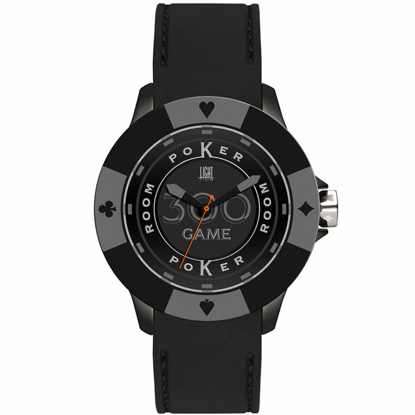 Unisex-Uhr Light Time POKER (Ø 41 mm)