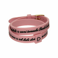 Damenarmreif il mezzometro I LOVE YOU GOLD - BRACCIALE IN SILICONE/SILICONE BRACELET