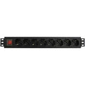 Schuko 8 Steckerleiste WP WPN-PDU-G01-08 Schwarz