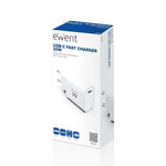 Wandladegerät Ewent EW1320 Weiß 20 W