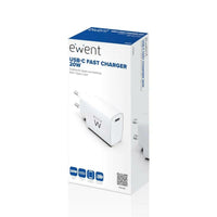 Wandladegerät Ewent EW1320 Weiß 20 W