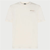 Herren Kurzarm-T-Shirt Oakley Fingerprint B1B Weiß