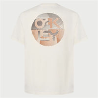 Herren Kurzarm-T-Shirt Oakley Fingerprint B1B Weiß