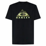 Herren Kurzarm-T-Shirt Oakley Lined Mountain Bark