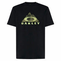 Herren Kurzarm-T-Shirt Oakley Lined Mountain Bark