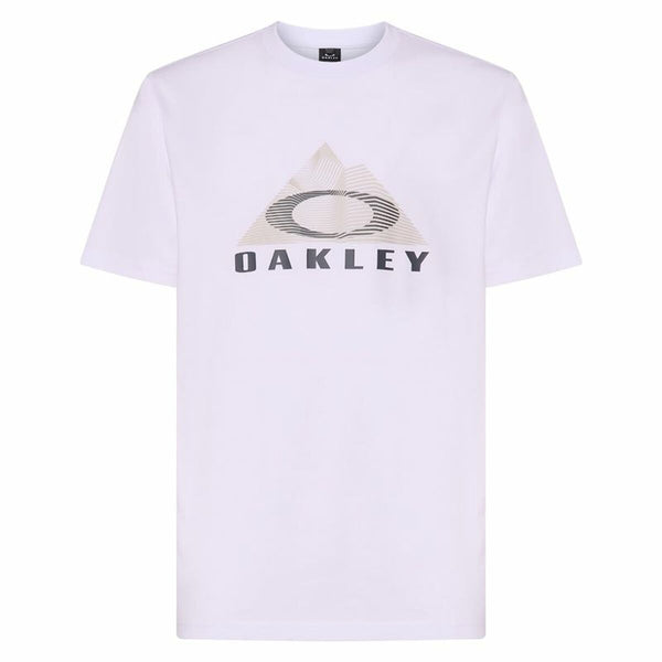 Herren Kurzarm-T-Shirt Oakley Lined Mountain Bark