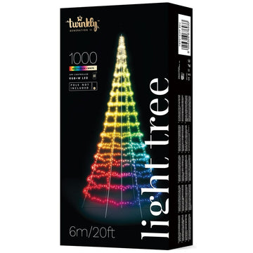 LED-Lichterkette Twinkly TWP01KSPP-BEU Weihnachten Weiß Bunt