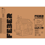 Kinderspielhaus Feber  Recycle Eco House 20 x 105,5 x 109,5 cm
