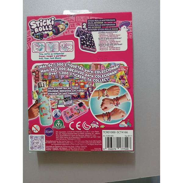 Kit zur Herstellung von Armbändern Famosa Sticki Rolls