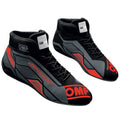 Rennstiefel OMP SPORT Schwarz/Rot 38