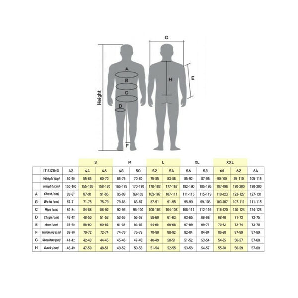 Rennanzug OMP OMPIA0-1874-A02-076-40 40