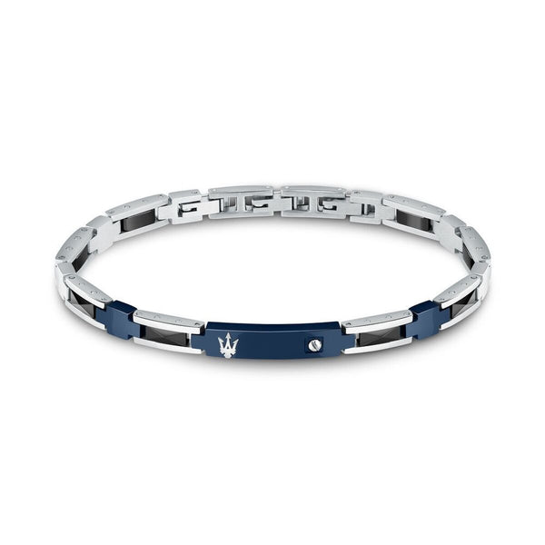 Herrenarmreif Maserati CERAMIC Edelstahl Silberfarben