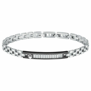 Herrenarmreif Maserati DIAMONDS Edelstahl Silberfarben