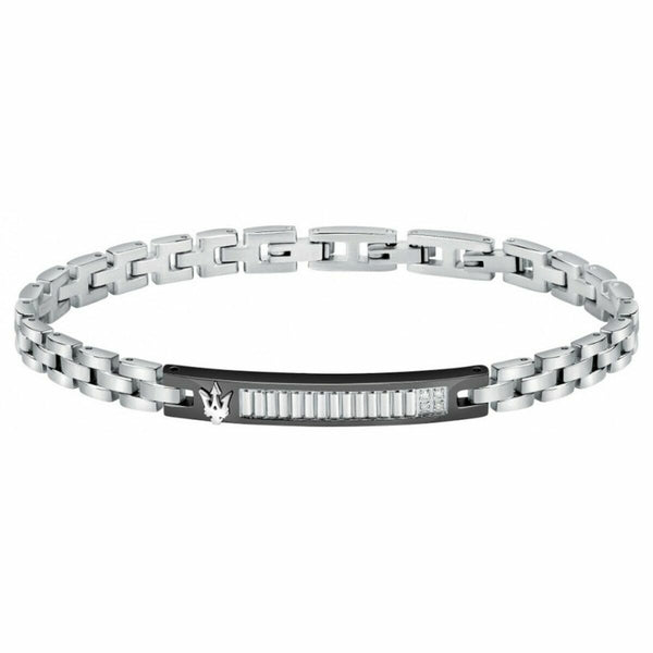 Herrenarmreif Maserati DIAMONDS Edelstahl Silberfarben