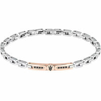 Herrenarmreif Maserati ICONIC Edelstahl Silberfarben