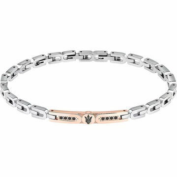 Herrenarmreif Maserati ICONIC Edelstahl Silberfarben