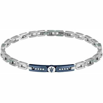 Herrenarmreif Maserati ICONIC Edelstahl Silberfarben