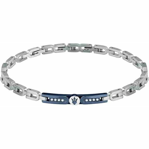 Herrenarmreif Maserati ICONIC Edelstahl Silberfarben